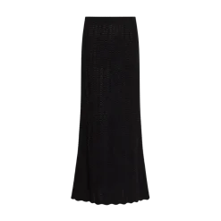 Best Aveny Viola Knit Skirt - Black On Black