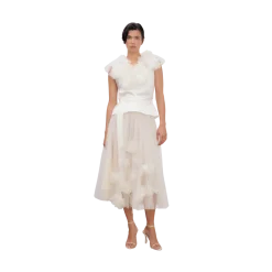 Discount Ida Sjöstedt Viola Top - CREAM WHITE