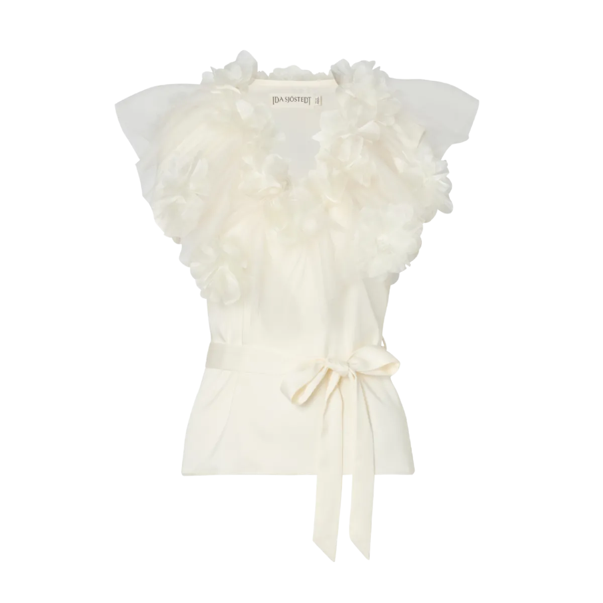 Discount Ida Sjöstedt Viola Top - CREAM WHITE