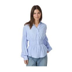 Best Neo Noir Wales Stripe Shirt - Blue
