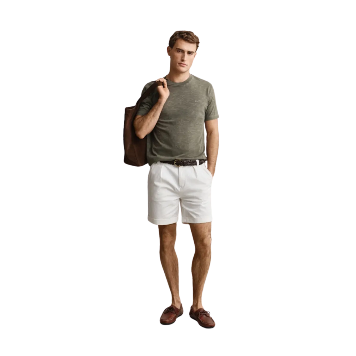 Best Gant Washed Sub Tshirt - Dry Herb Green