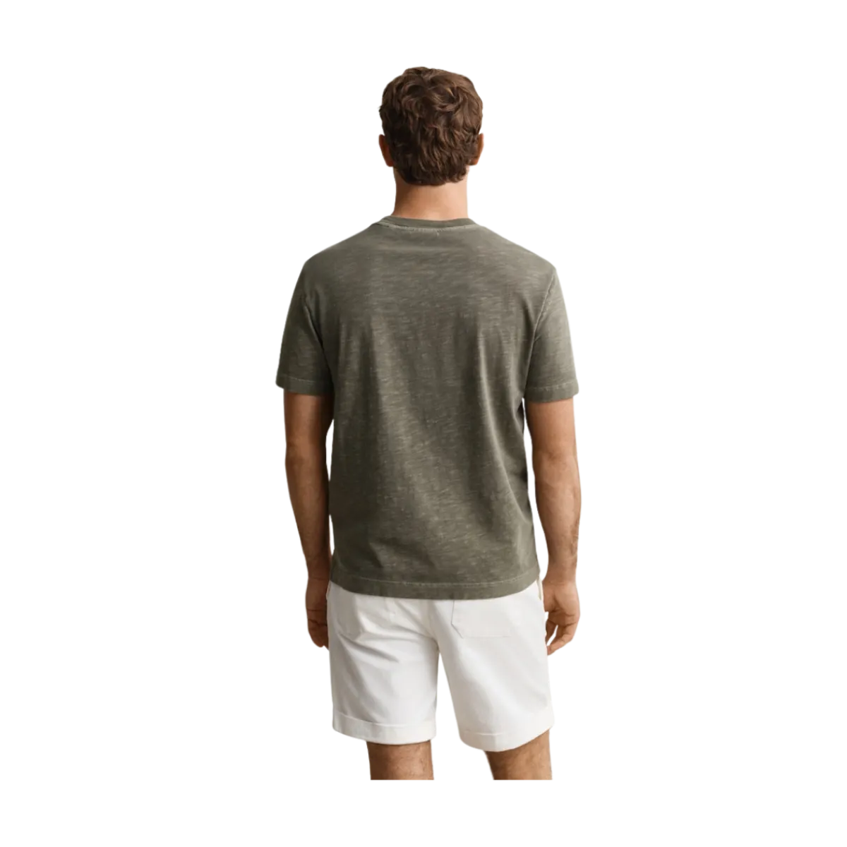 Best Gant Washed Sub Tshirt - Dry Herb Green
