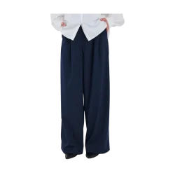 Best Norr Willow Pants - Navy pinstripe