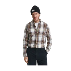 New Gant Windblown Flannel Check hirt - Crea
