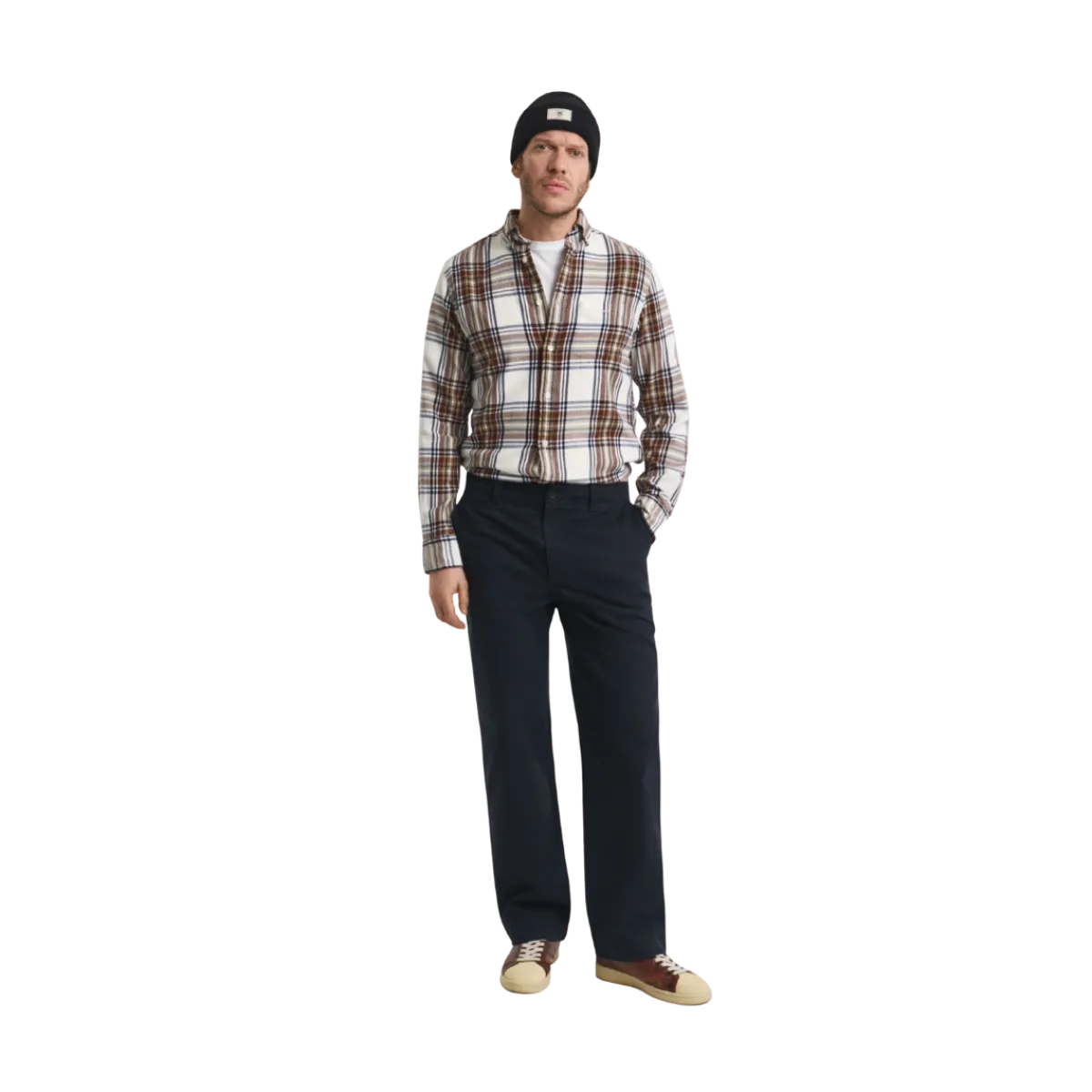 New Gant Windblown Flannel Check hirt - Crea