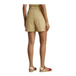 Clearance Lauren Woven Shorts - BIRCH TAN