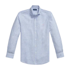 Polo Ralph Lauren Woven Sport Shirt - Bue White