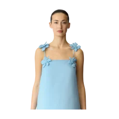 Discount YAS Douce Strap Midi Dress - Skyway