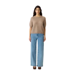 Hot YAS Johi Puover - Taupe Gray