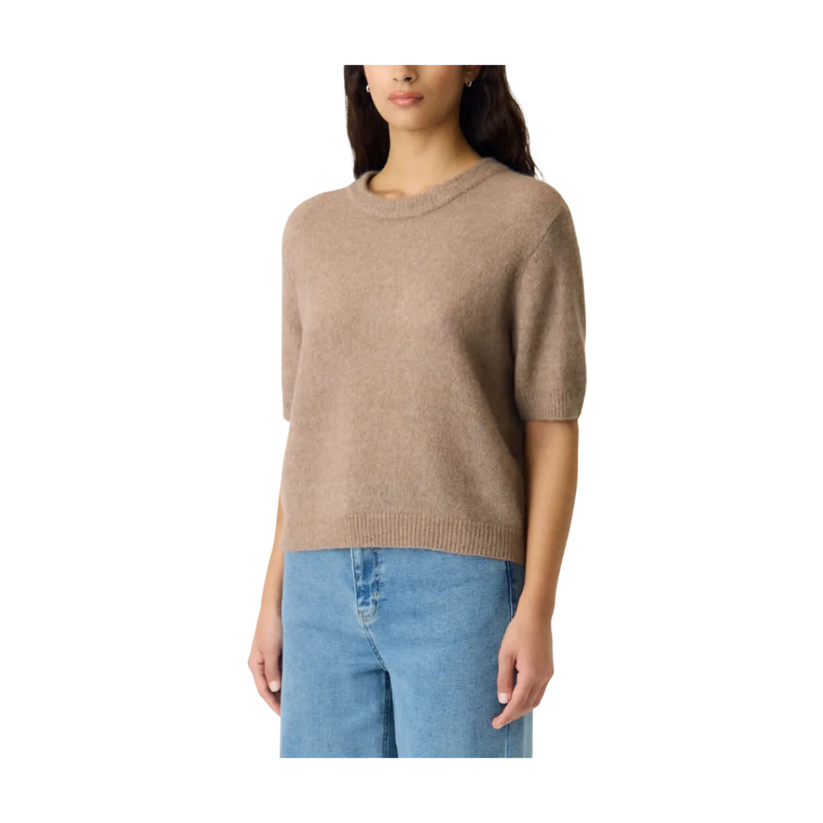 Hot YAS Johi Puover - Taupe Gray