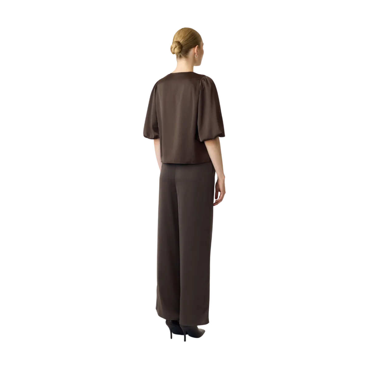 Outlet YAS Pella 2/4 Top - Chocolate brown