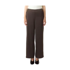 YAS Pea Wide Pant - Chocoate brown