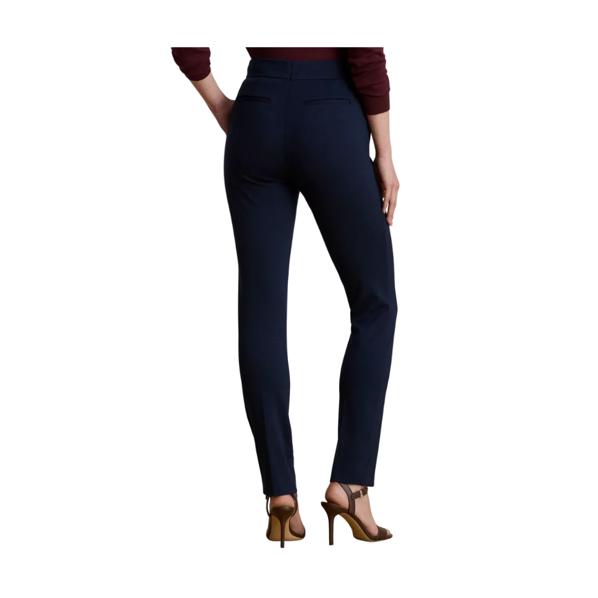 Hot Lauren Zinleah Ankle Flat Front - Navy